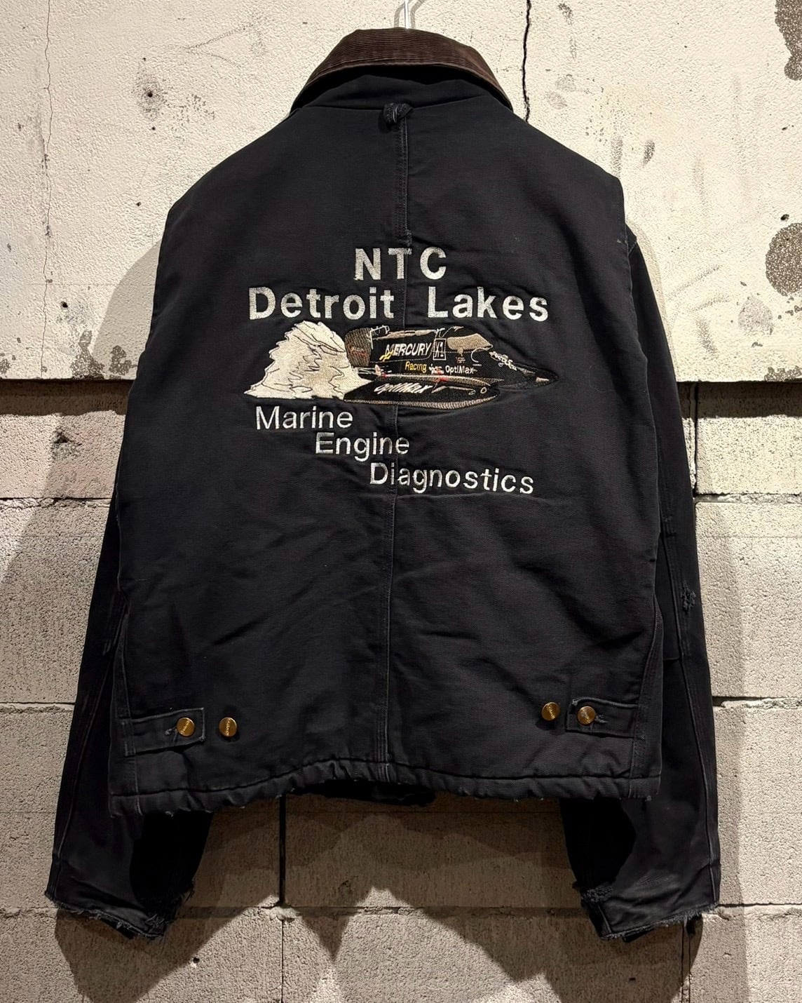 Caka otto】“Carhartt” Logo Embroidery Vintage Traditional Jacket