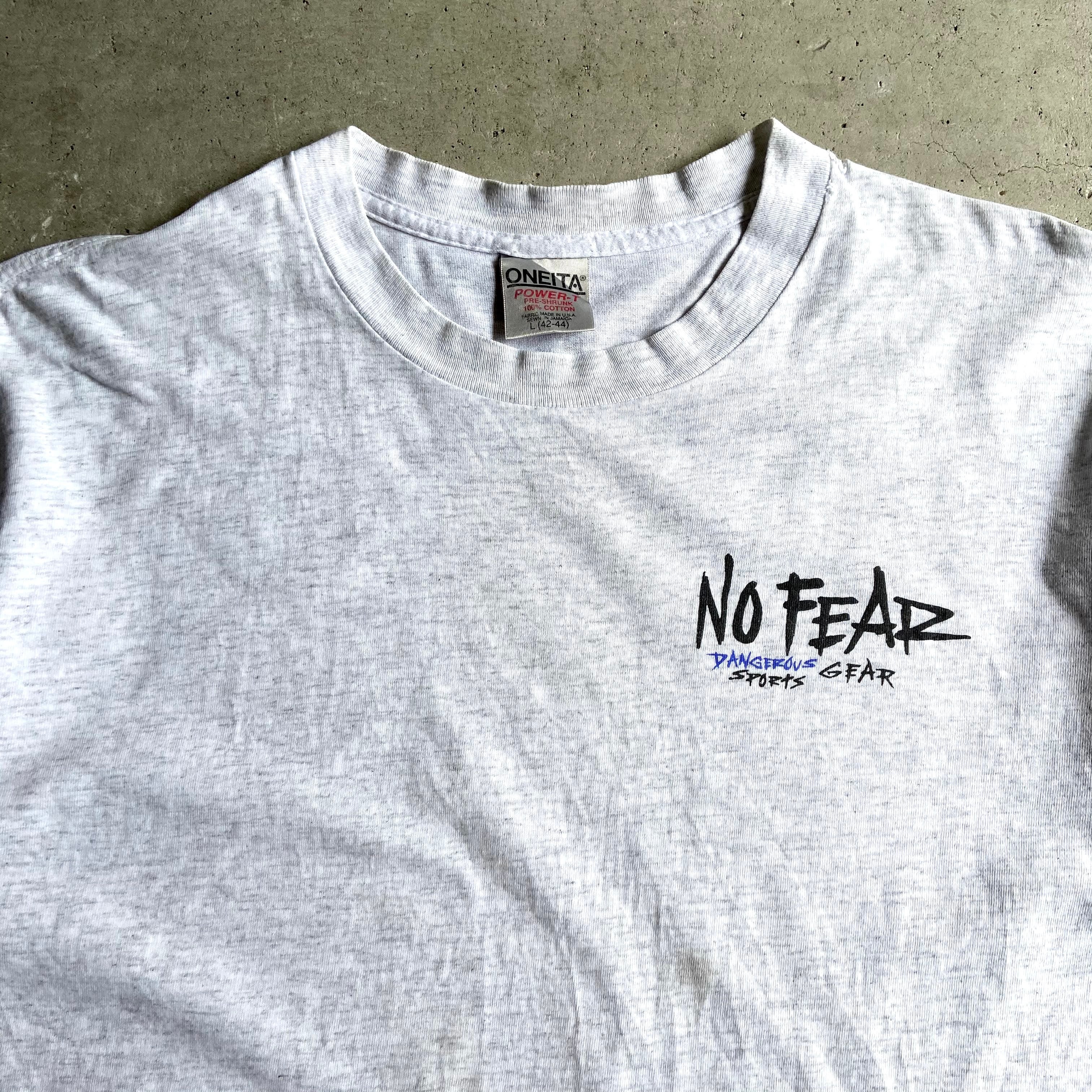 NO FEAR フーディネルシャツ　made in usa