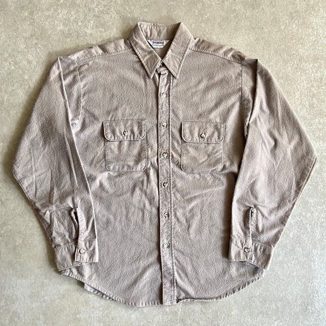 1980s  FIVE BROTHER  Chamois Shirt  L  Made in USA