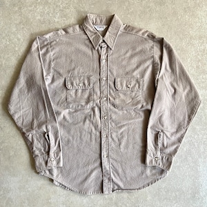 1980s FIVE BROTHER Chamois Shirt L Made in USA