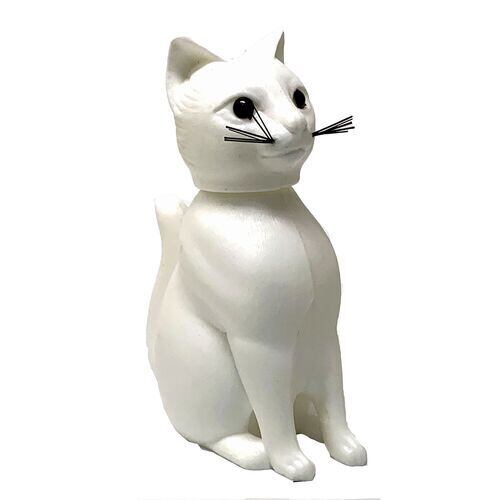 ドイツ製首振り人形（白） | ねこのみち