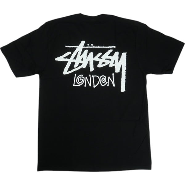 ロンドン　限定　stussy London ステューシー　新品 Size【L】 STUSSY ステューシー STOCK LONDON TEE BLACK ロンドン限定T