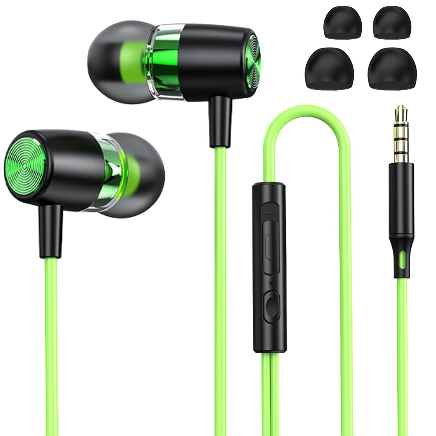 2025新発品 イヤホン 有線イヤホン 3.5mmジャック HIFI音質 音量調整