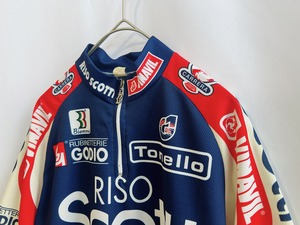 Biemme Cycling Jersey Racing Bike Shirt Riso Scotti  made in ITALY vintage