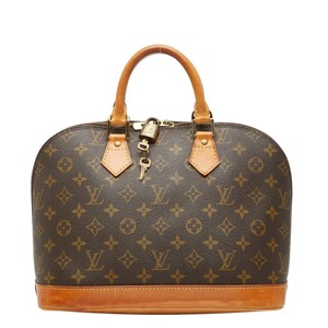 ルイ ヴィトン モノグラム アルマPM ハンドバッグ M51130 ブラウン PVC レザー レディース LOUIS VUITTON 【中古】