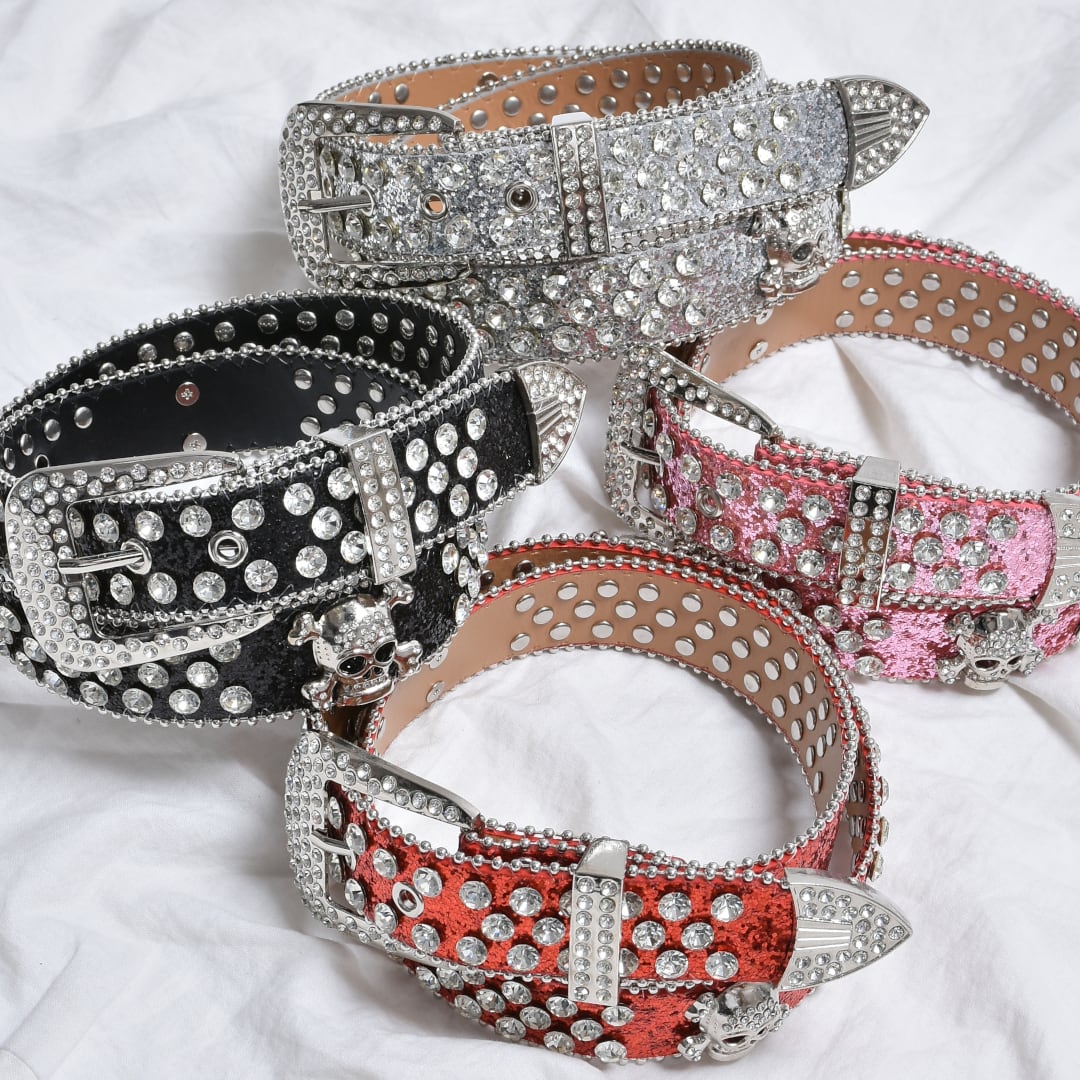 7/18新着】スカルラインストーンベルト | VOLCAN&APHRODITE