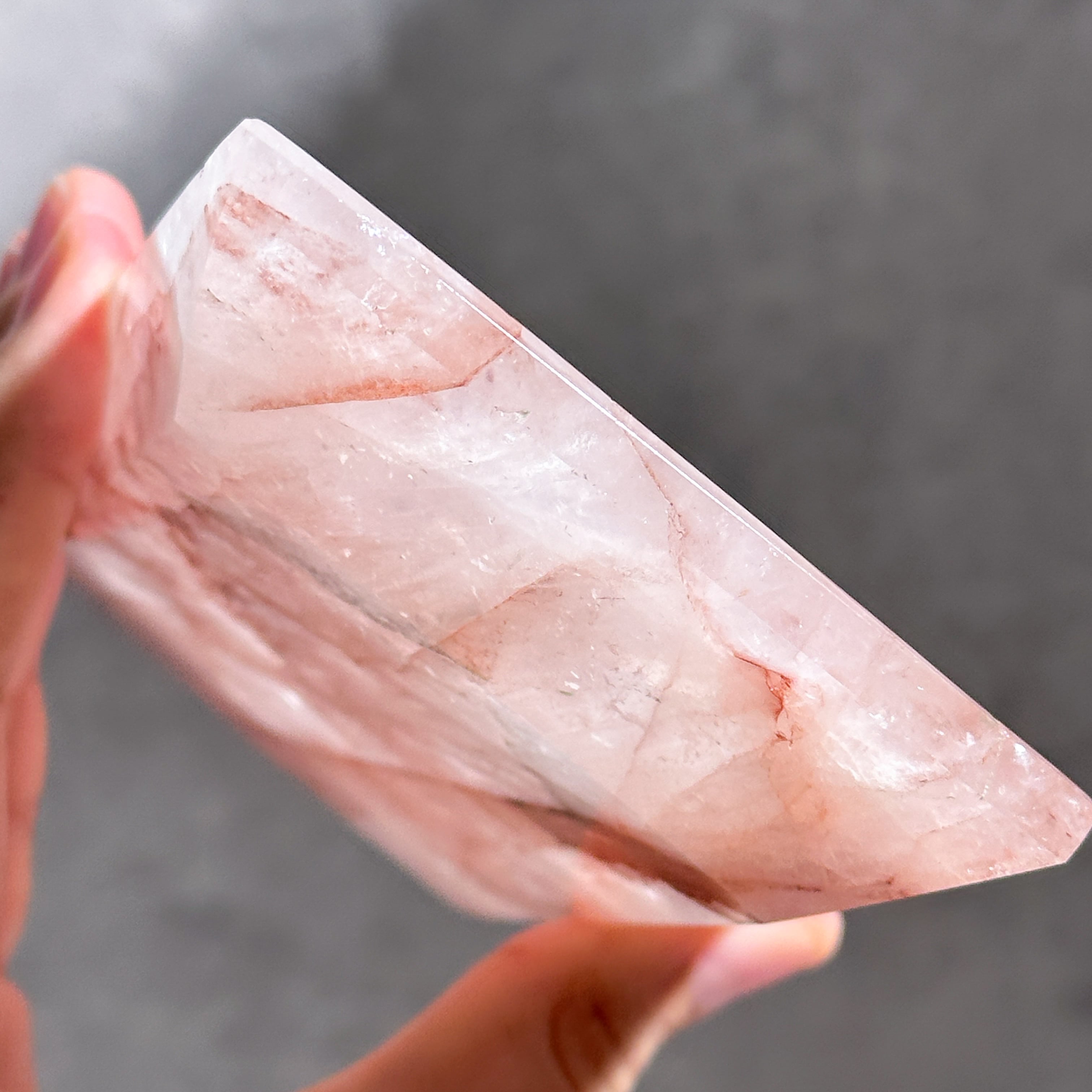レッドヘマタイトクォーツのトレー 03◇ Red Hematite Quartz