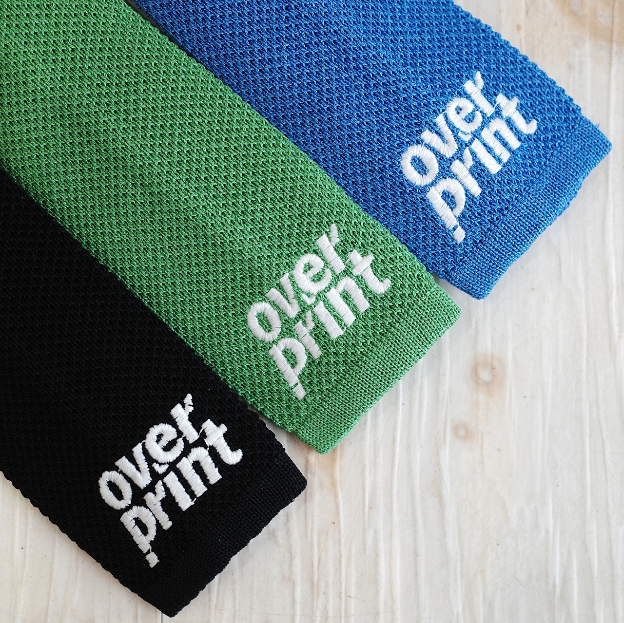 【over print】knit tie