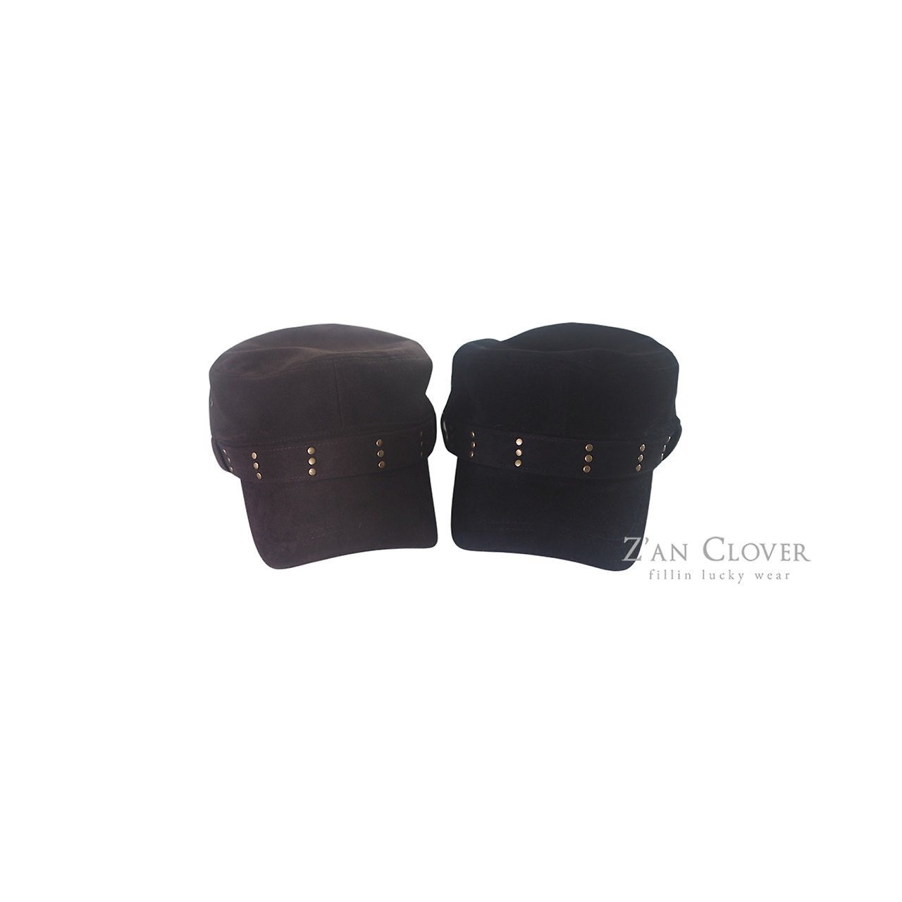 ZAN CLOVER［取寄］stud military cap 26winter