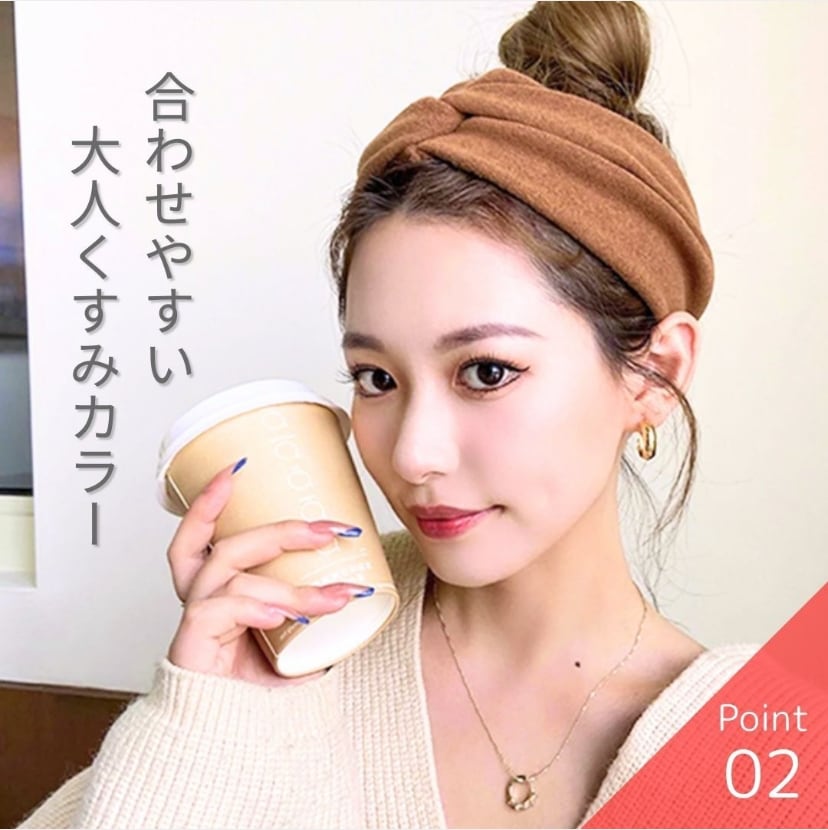 ヘアターバン 前クロス ヘアバンド 幅広 8カラー 1個 ヘッドバンド