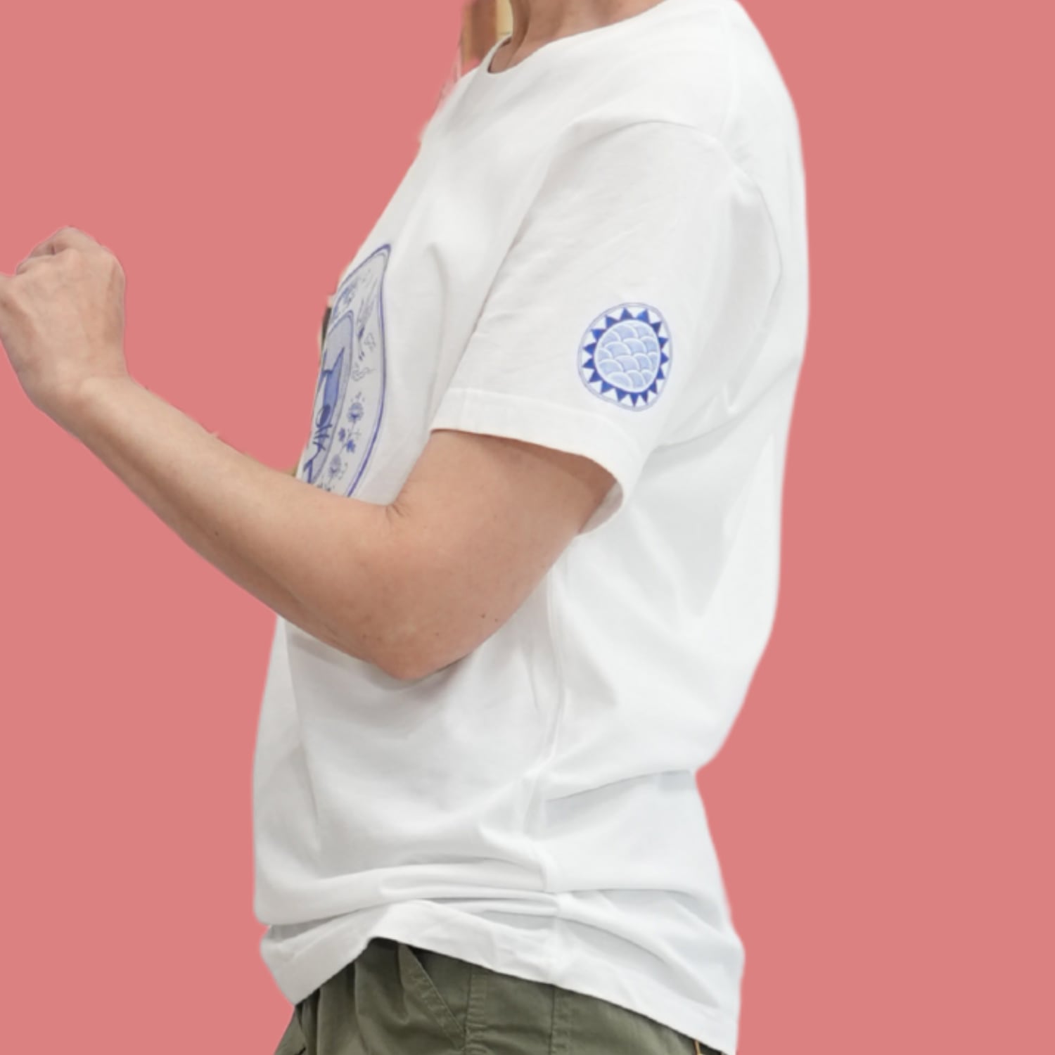 古伊万里風あさひ君プリントTシャツ 北千住土産
