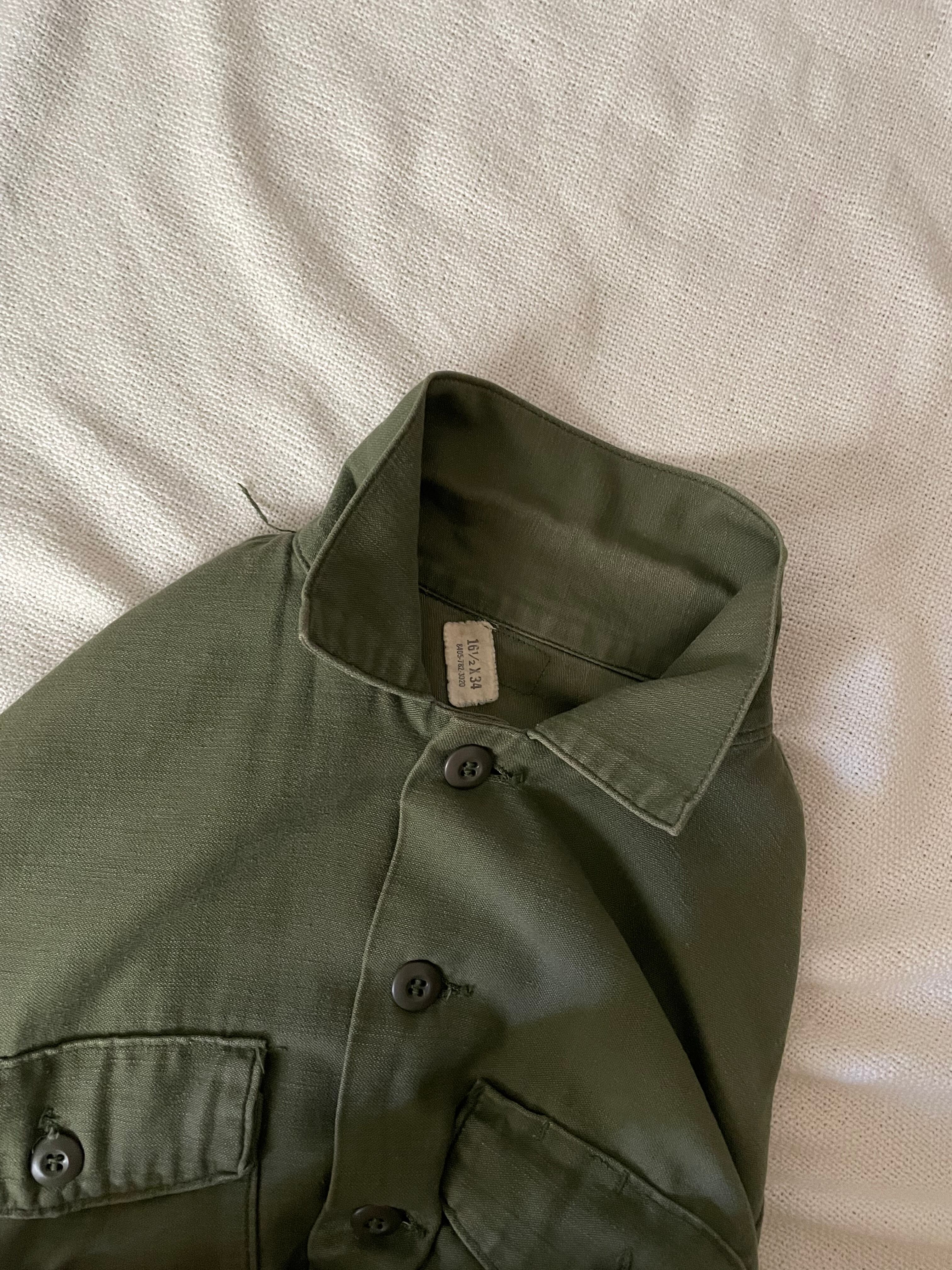 Unisex〕70'S U.S.ARMY UTILITY shirt jacket〜ミリタリー
