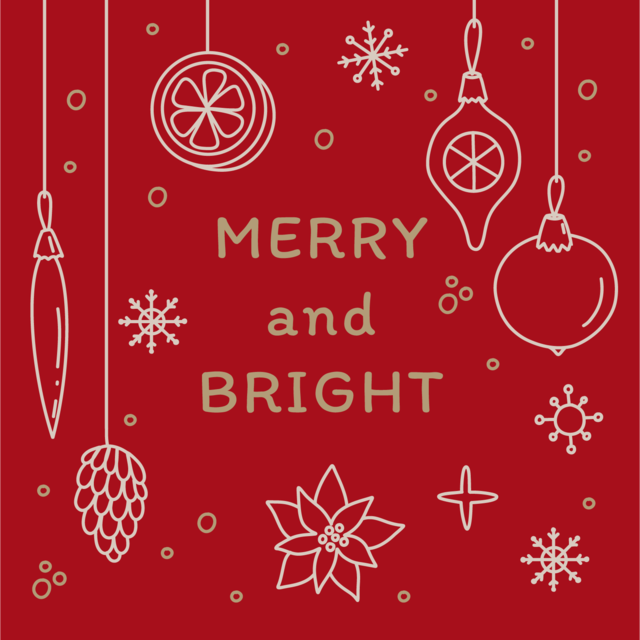 モダンホリデーキャンバスアート クリスマスver