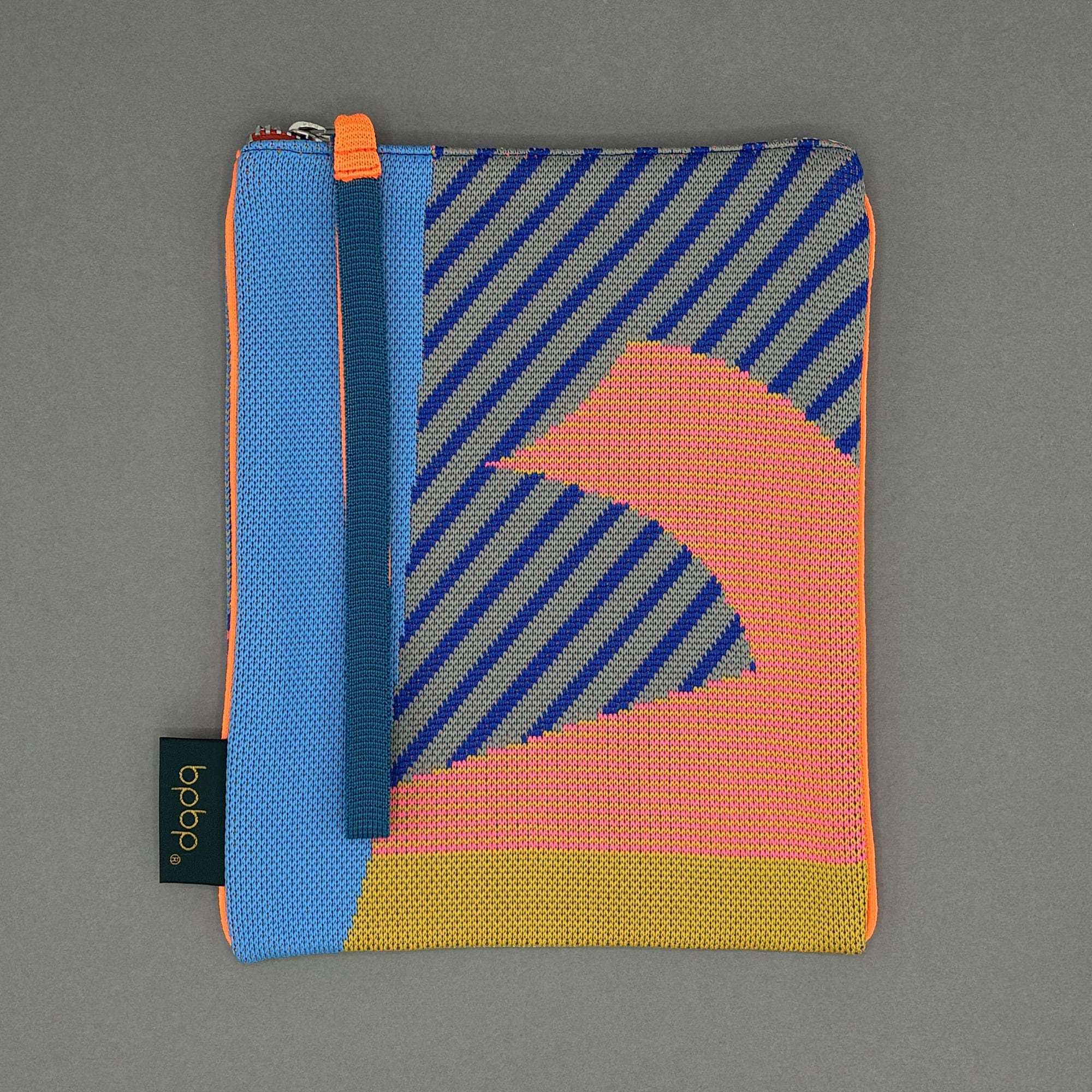 MASARU SUZUKI】鈴木マサル PIPING HAND STRAP KNIT BAG PAPER LEAF