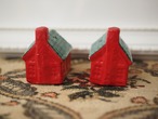 赤いおうち　ソルト＆ペッパー（栓なし）欠けあり 画像6