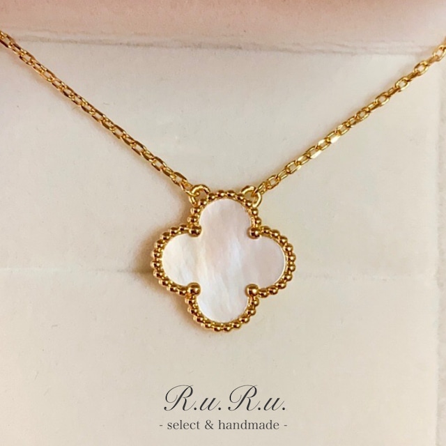 Shell fleur necklace［A082］