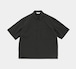 STILL BY HAND “ Nylon S/S Shirt ( Charcoal )”