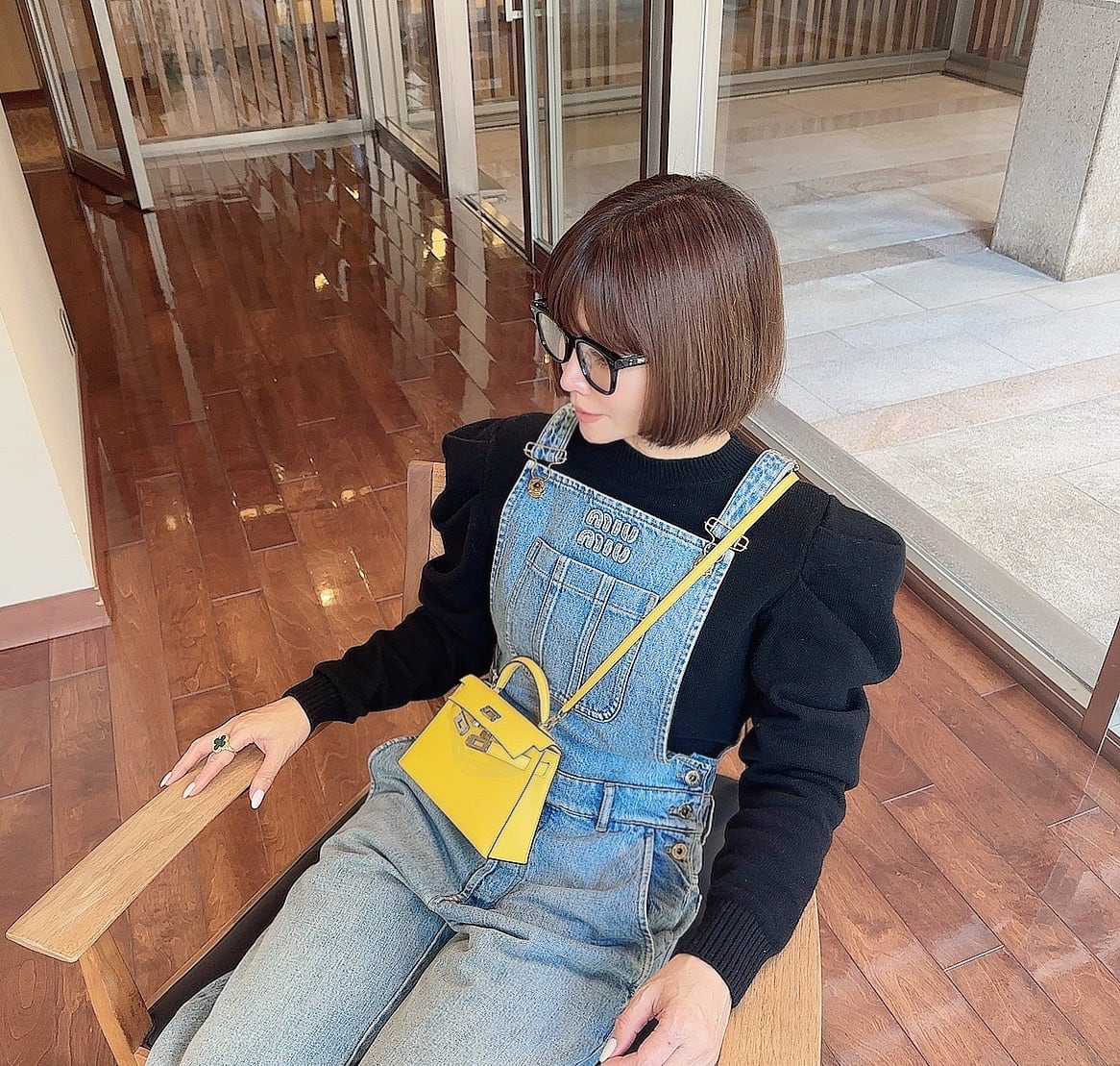 ポワンニットプルオーバー Nicole ブラック | Cygne 