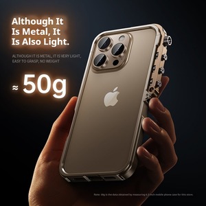 ◆iPhone16/15/14/13/Pro/Pro Max/Plus◆ Aluminum Alloy Bumper Phone Cover / アルミニウム アロイ バンパー スマホケース