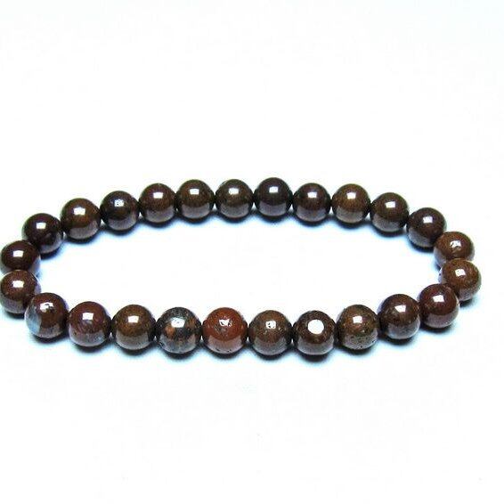 コンドライト ブレスレット サハラNWA869 隕石 8mm 一点物 おまかせ便 199-896