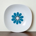 POLAND WALBRZYCH BLUE DAISY BOWL (B)