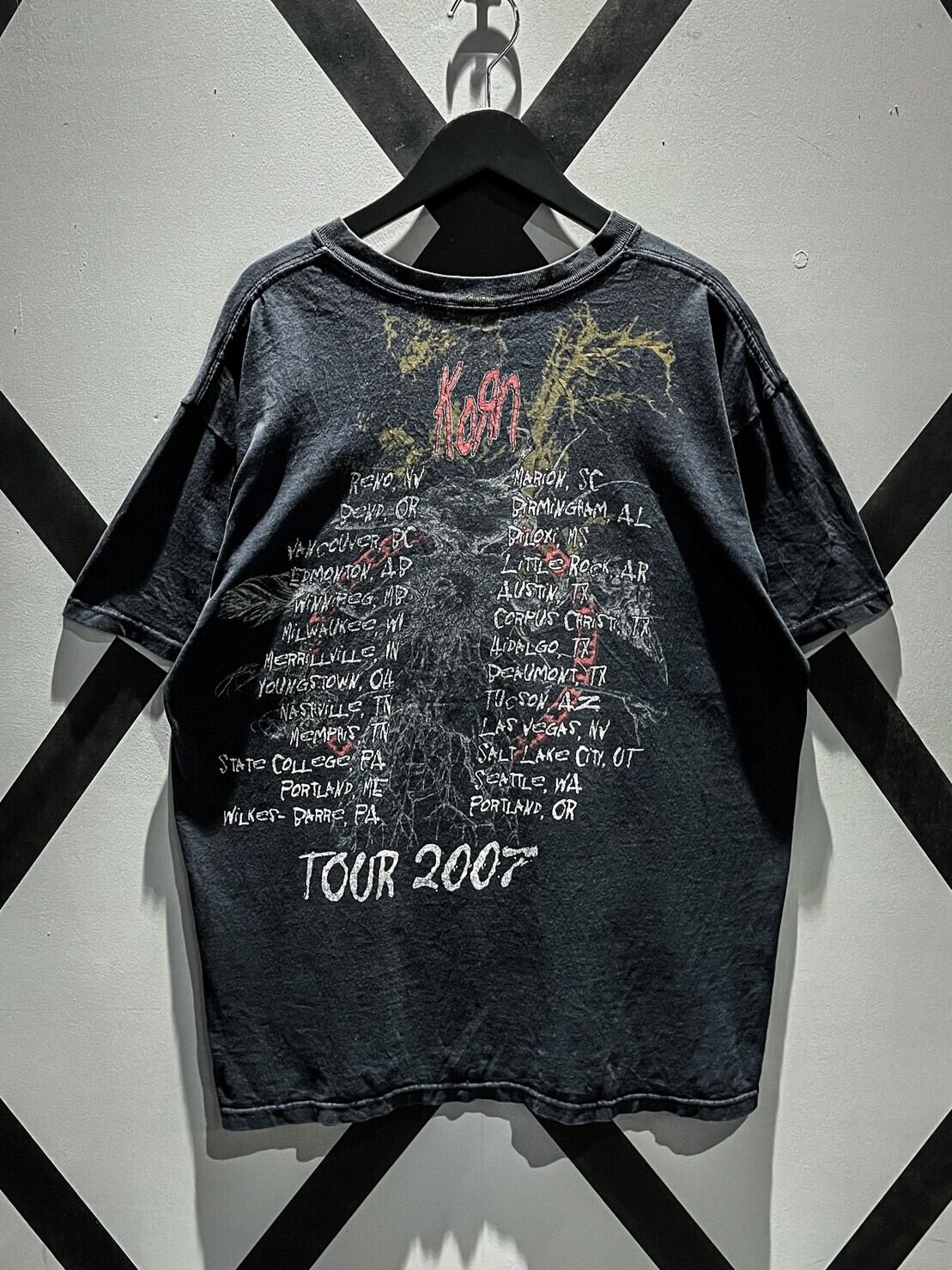 BEYQ バンド Tシャツ ビンテージ 古着 黒 KORN UNTITLED BEYQ バンド Tシャツ ビンテージ 古着 黒 KORN UNTITLED