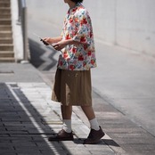 ワイドハーフパンツ A4226
