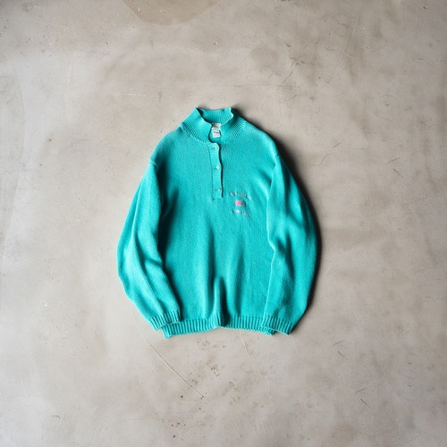 "IZOD Lacoste" '80s vintage Cotton knit pullover made in U.K