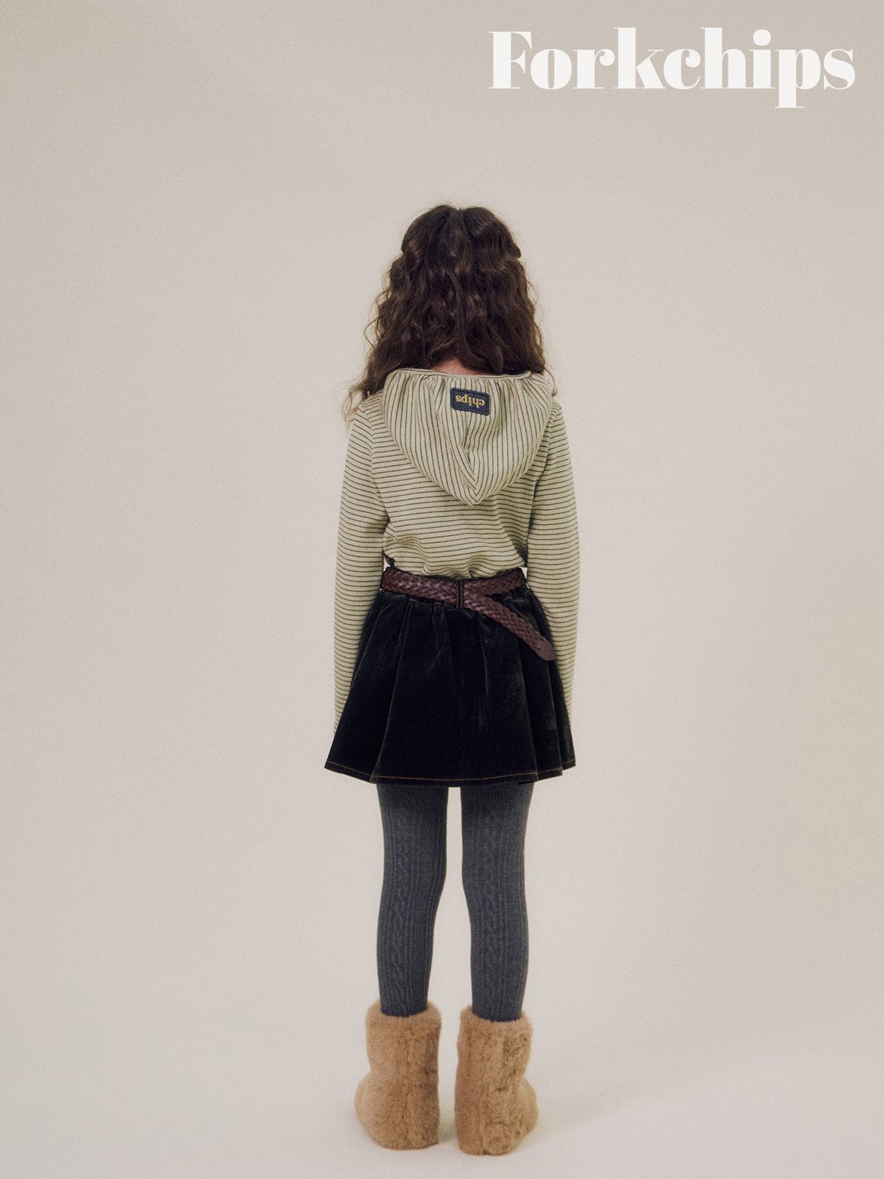 FORK CHIPS［取寄］time velet skirt 26winter