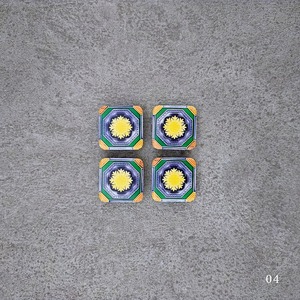 台湾マジョリカタイル マグネット（4個入り）