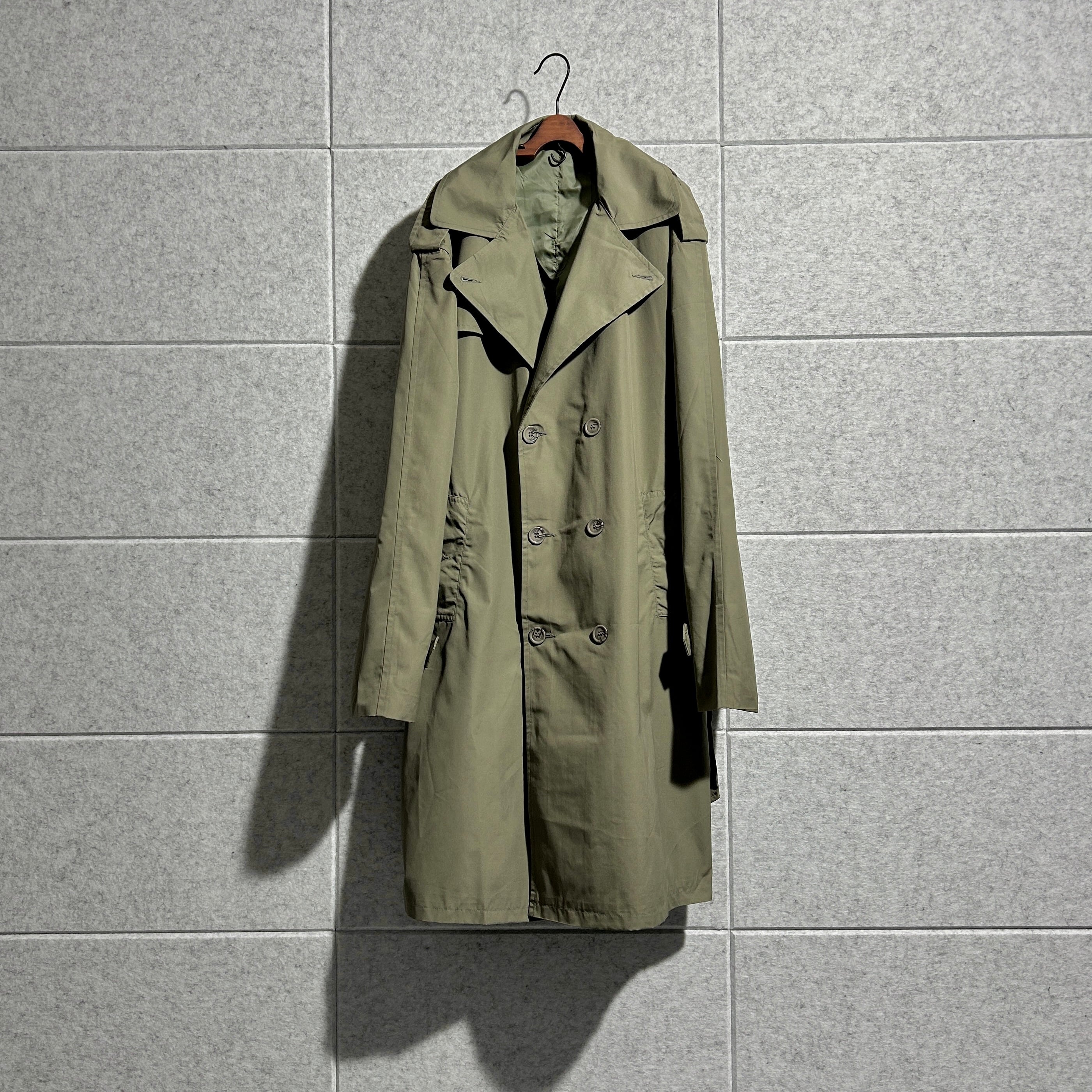 french army】【dead stock】officer trench coat フランス軍 デッド