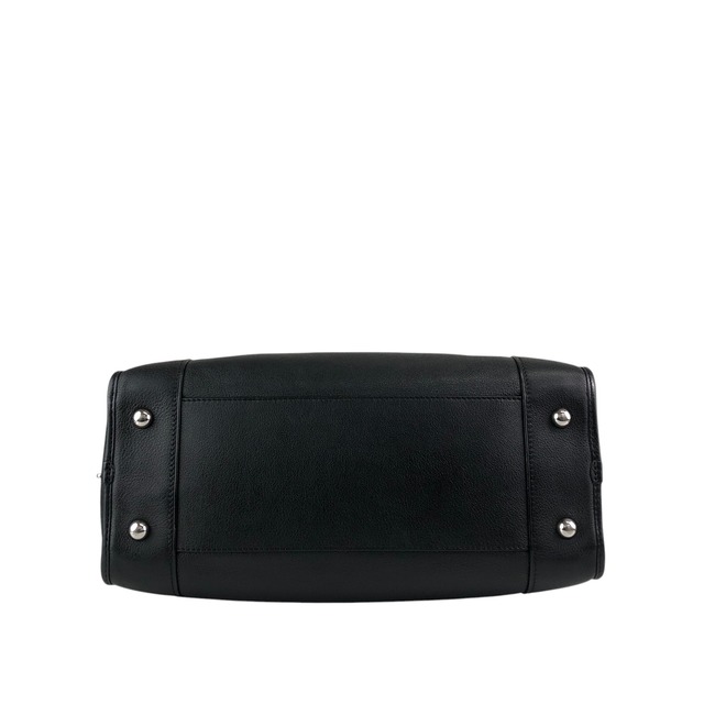 LOEWE ロエベ アマソナ36 ハンドバッグ ブラック アナグラム レザー ミニボストン vintage ヴィンテージ オールド zjns6m
