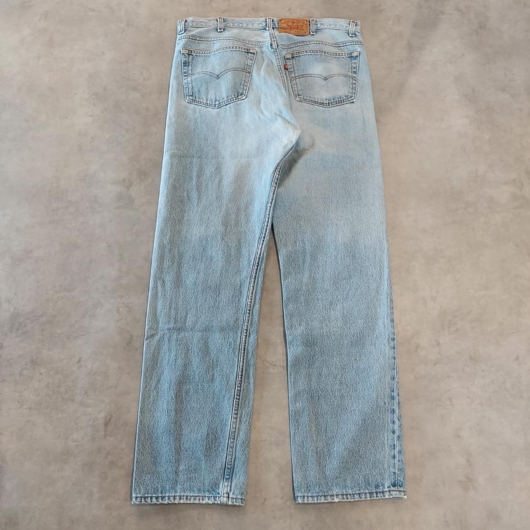 メンズ リーバイス501 Levis W38 青 ヒゲ 90s USA製 22412