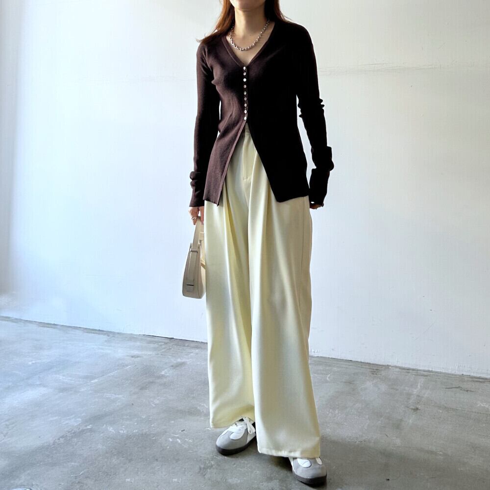 Toromi many tuck pants