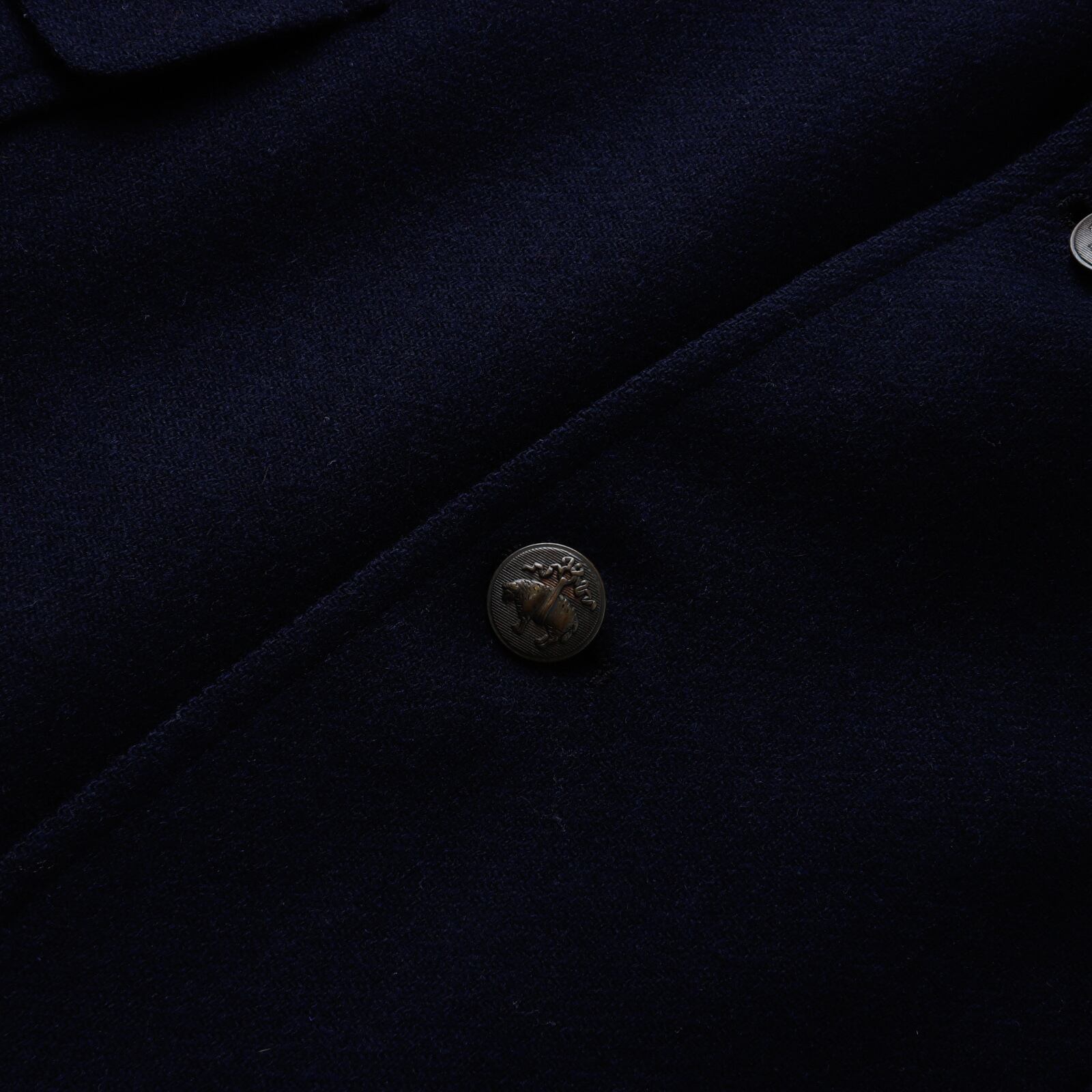 極美品】BROOKS BROTHERS flannel wool jacket Navy blazer size43