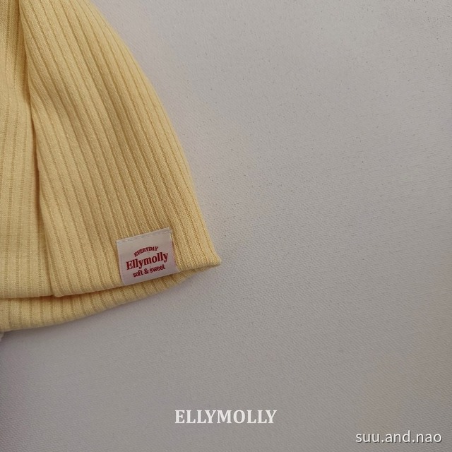 取寄:ELLYMOLLY オールデイリブビーニー※送料無料