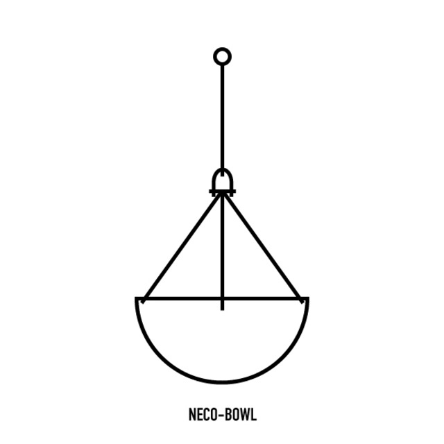 NECO-BOWL：ネコボウル 30cmモデル ロープタイプ