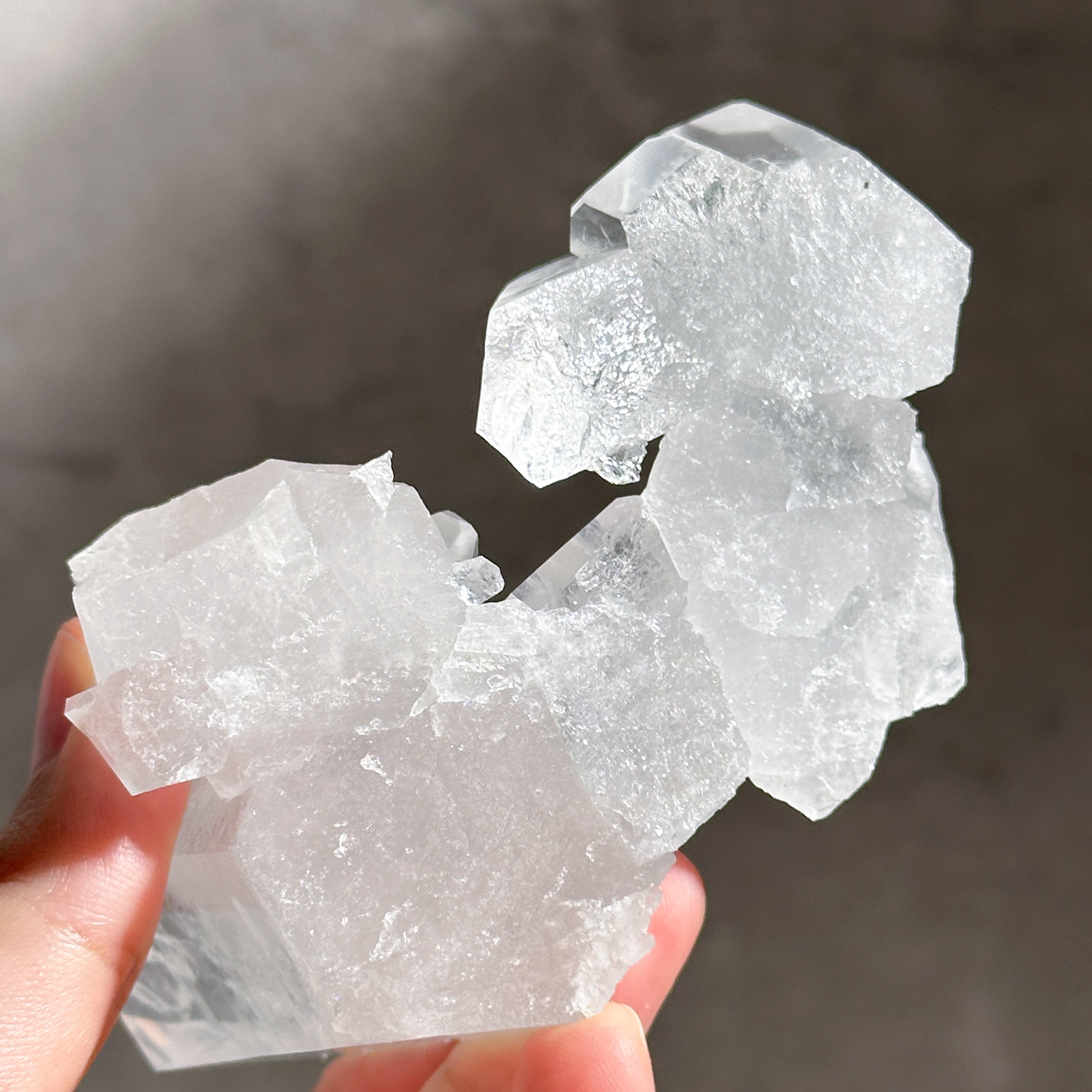 水晶　大 大きな結晶◎ゼッカ産水晶クリアクォーツ クラスター93◇ Clear Quartz
