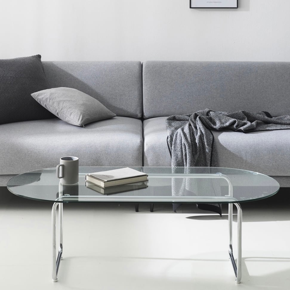 T round glass table / T ラウンド ガラス テーブル ダイニング