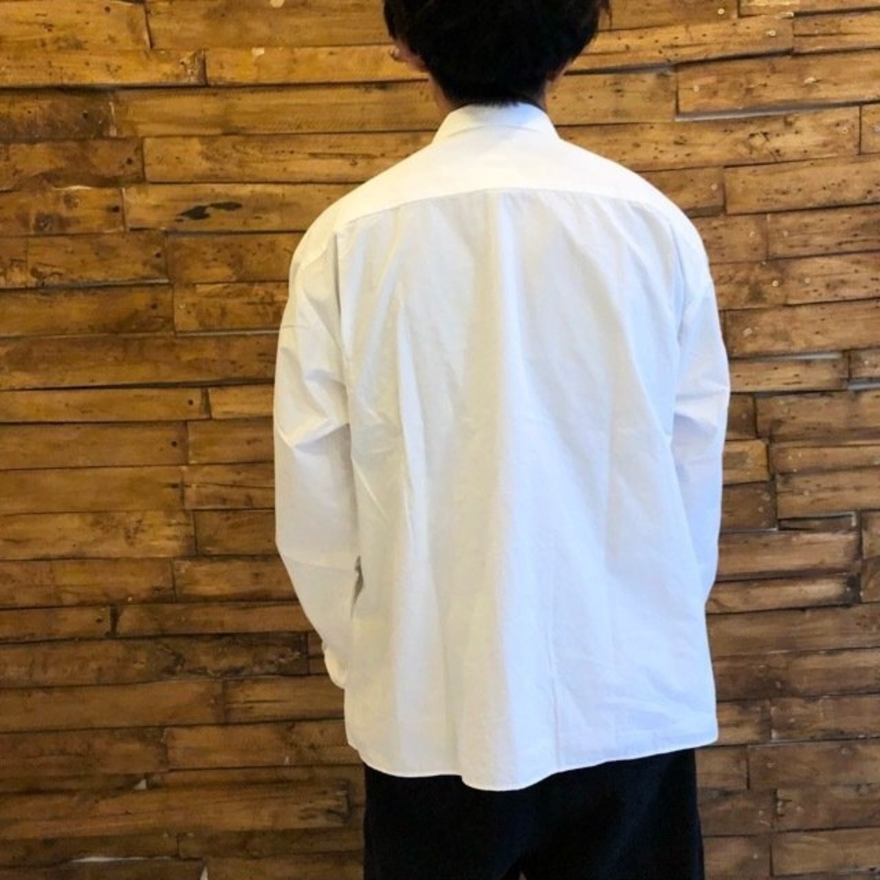LOLO　ロロ　ステッチなし長袖シャツ　オフ【送料無料】