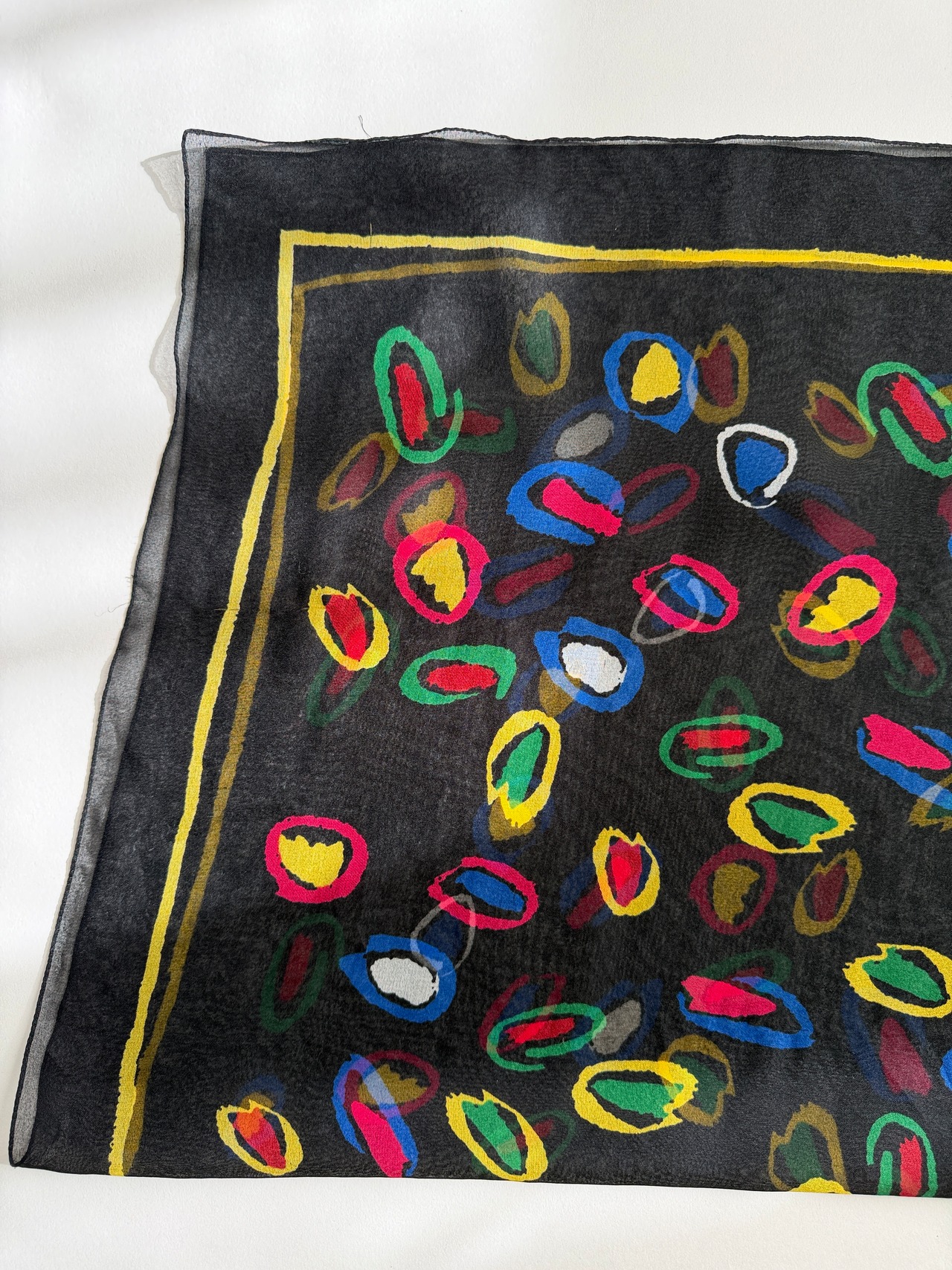 Colorful spotted scarf - 13