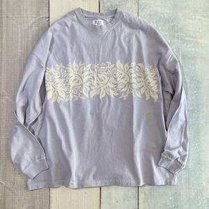 SALVAGE PUBLIC / Pigment long TEE / lavender gray