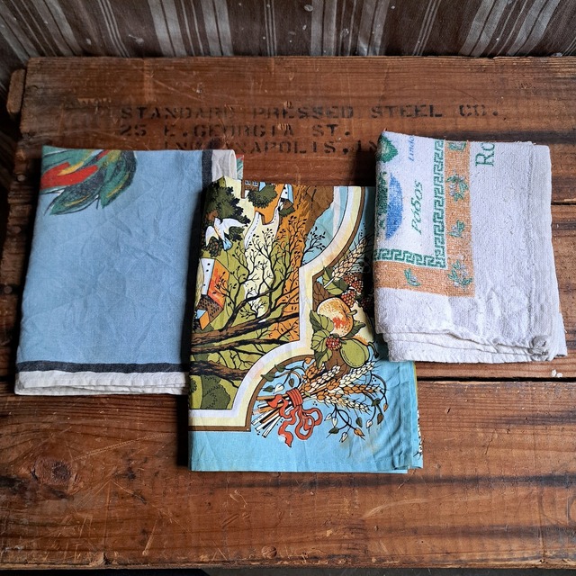 ティータオル&タペストリー 3枚セット used [510027]