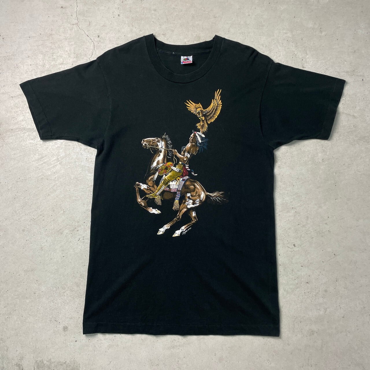 90年代 USA製 インディアン ネイティブアメリカン プリントTシャツ