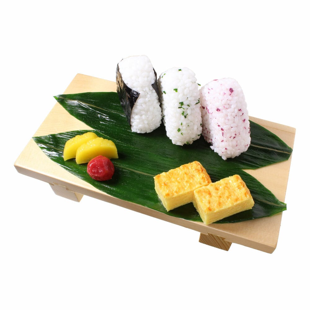 9023]食品サンプル屋さんのタブレットスタンド（おにぎりセット