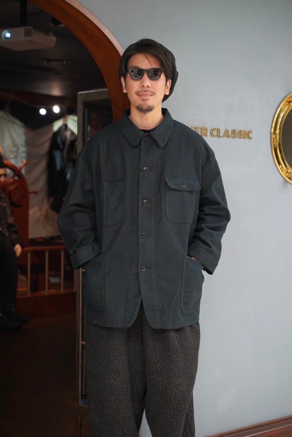 PORTER CLASSIC (ポータークラシック) MOLESKIN COVERALL JACKET 摺る 