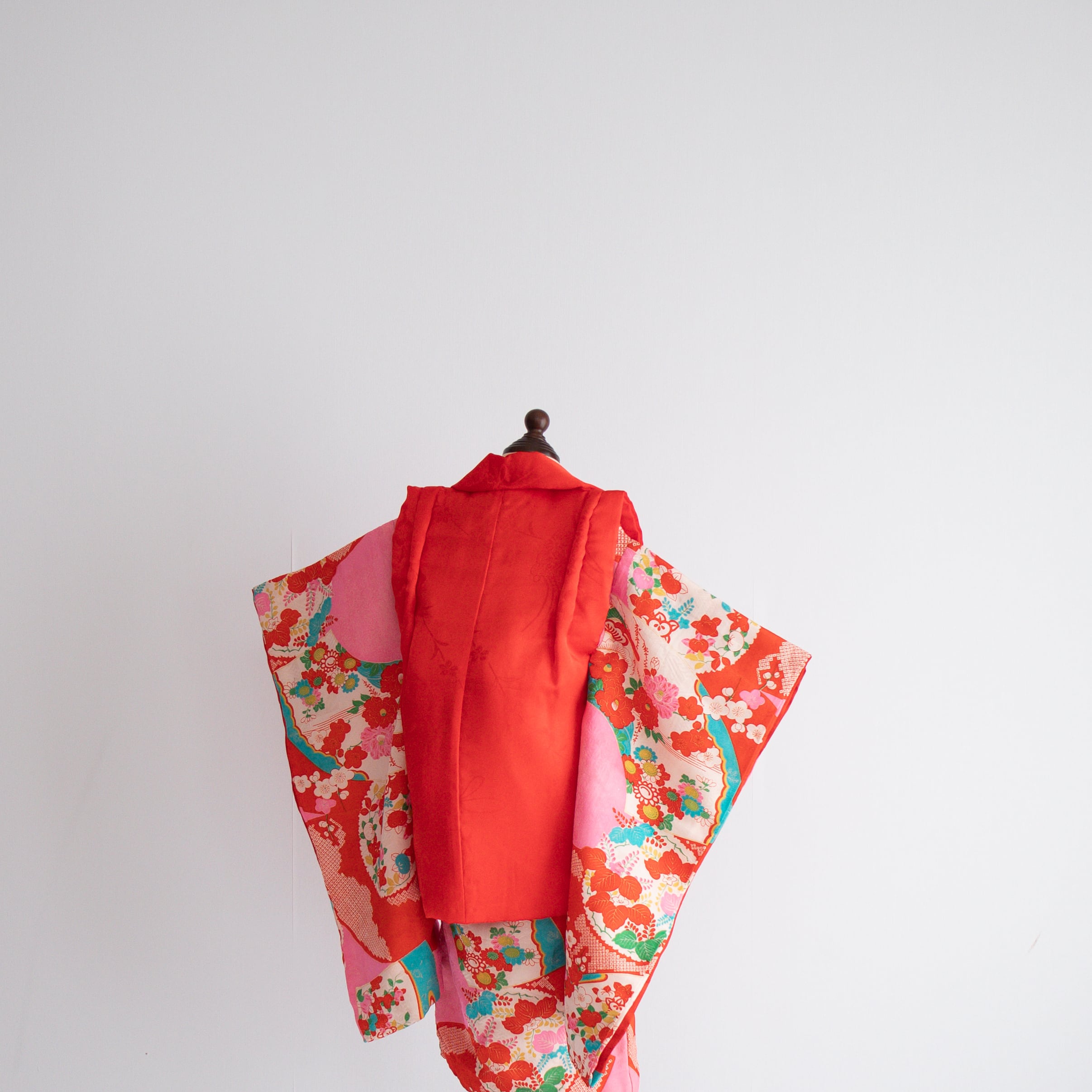 女の子被布style『花重ね』/SS3014 (対応身長目安 85㎝~93cm)