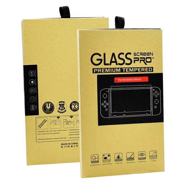 Nintendo Switch 強化画面保護フィルム 2枚入り 任天堂スイッチ GLASS ...