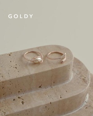 GOLDY/ゴールディ/レイヤード ライン パール セット リング/アクセサリー/5230804【追跡可能メール便180円】