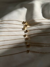 Mini letter necklace
